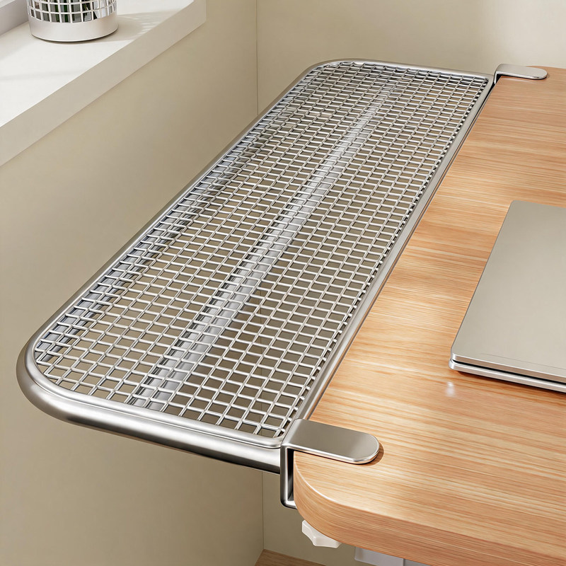 Desktop extension board, arm keyboard tray, computer desk extension panel, office desk workstation, printer storage rack
