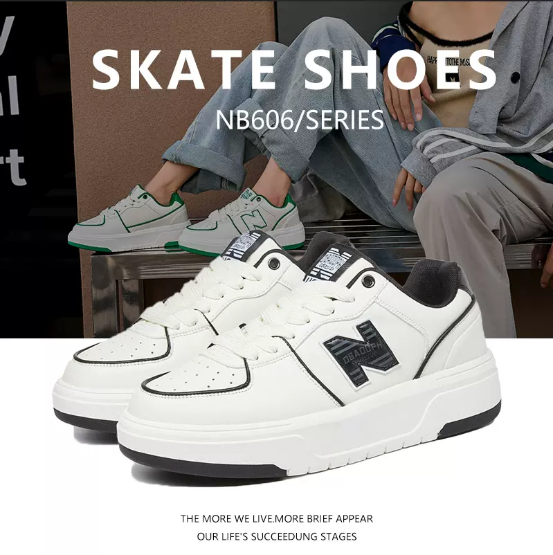 厚底女鞋小白鞋情侣板鞋春秋新百伦酷跑男鞋秋季运动鞋子批发增高