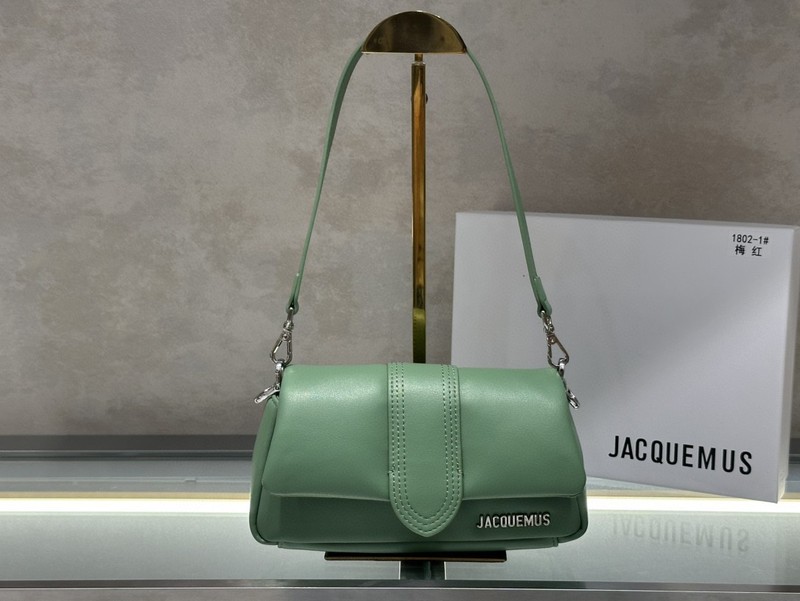 新しい Jacquemus レディース バッグ ニッチ ストリート ショット Bambimou ピロー バッグ 脇の下バッグ シングル ショルダー クロスボディ ハンドバッグ|undefined
