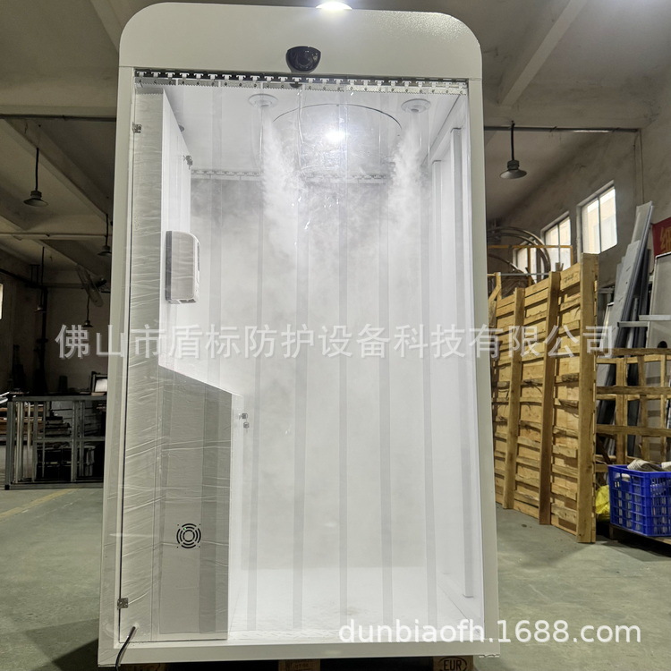 工厂定做1米长小型雾化消毒仓,西藏甘肃食品厂养殖场人员消毒通道