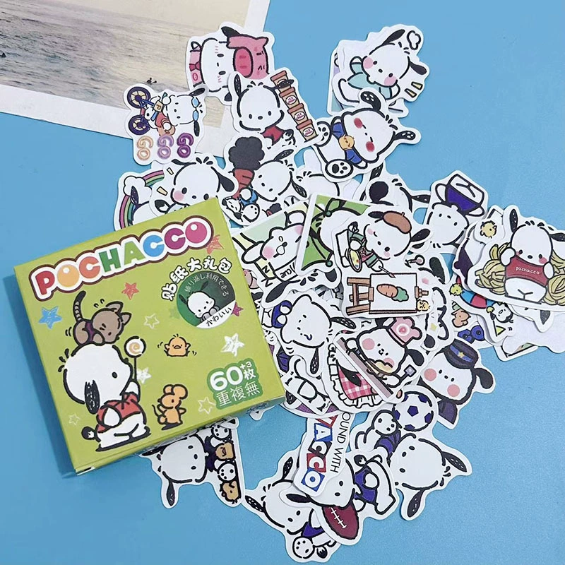 Милый водостойкий cartoon наклейка