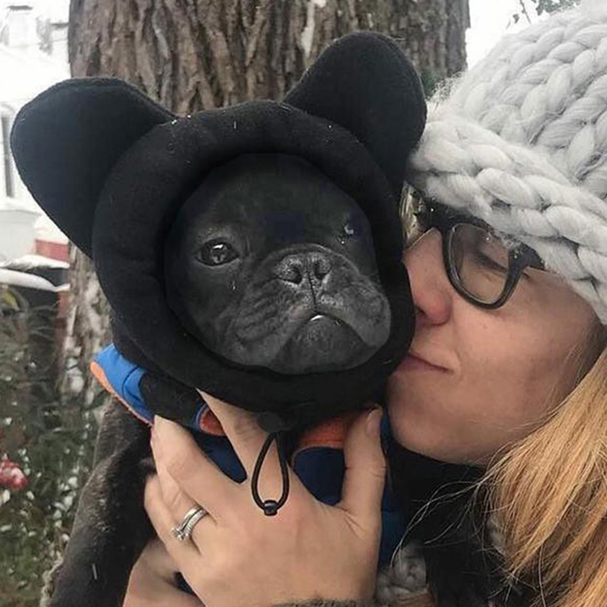 Nuevo perro transfronterizo casual cálido gorro de color sólido mascota lindo gorro suministros para mascotas gorro polar gorro