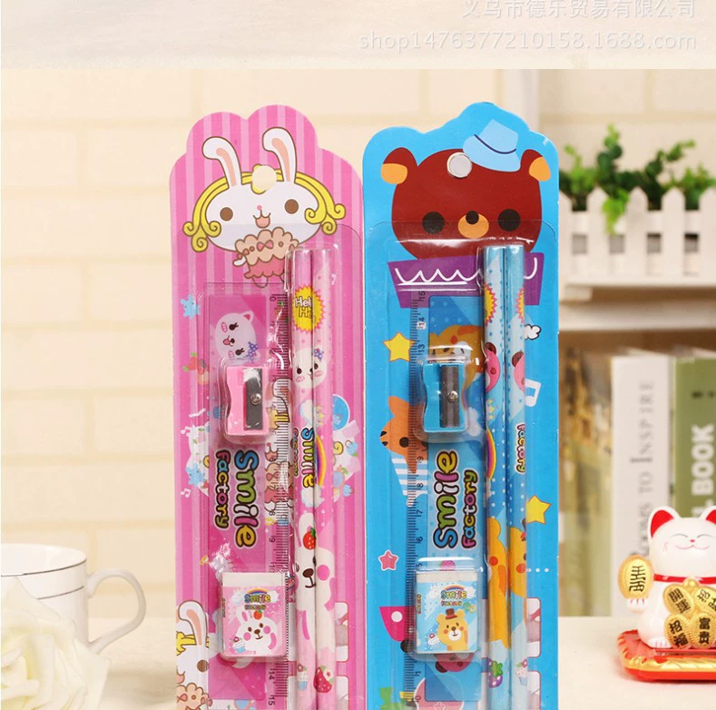 Фабрика Прямая продажа канцелярских принадлежностей набор из пяти предметов для детского сада