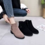磨砂春秋大码秋冬女靴
