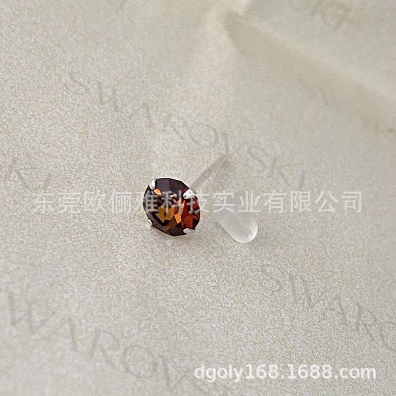 1001 앰버 5.4mm 다이아몬드