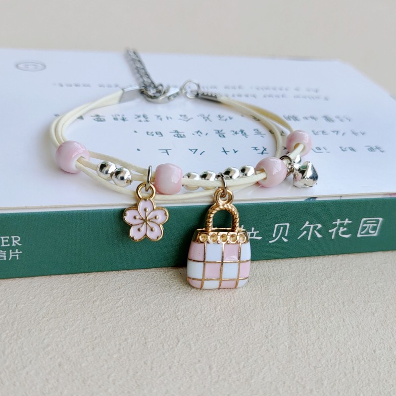 1 Piece Cartoon Style Flower Mixed materials Womenu0027S Bracelets