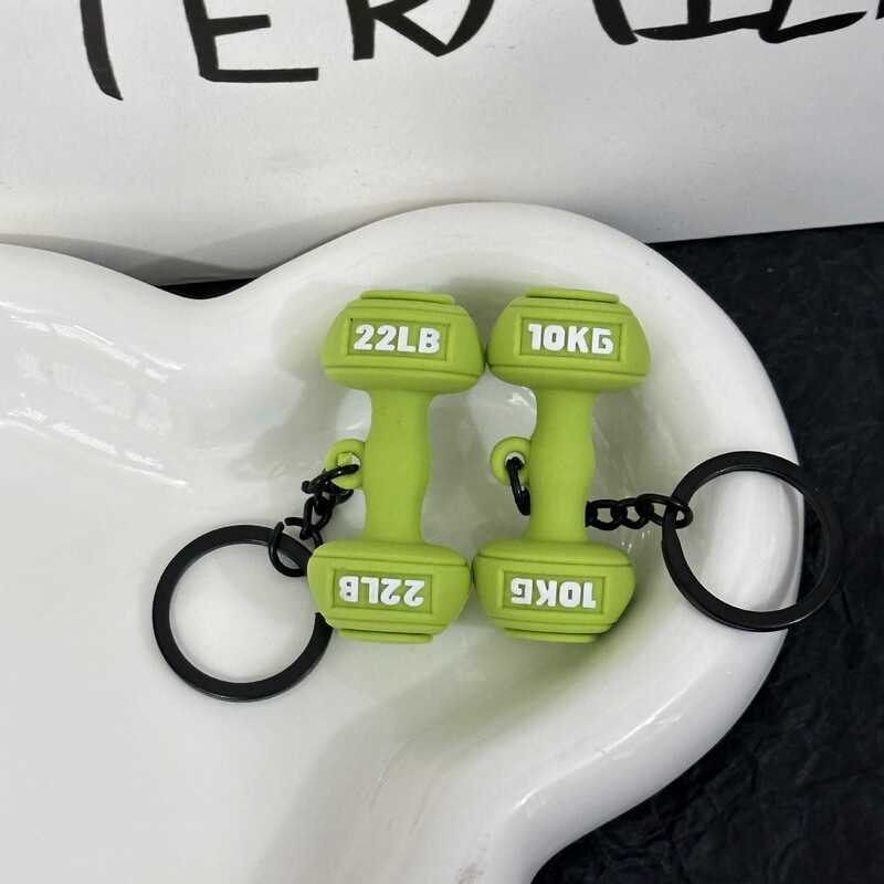 トレンドフィットネスシリーズのキーホルダー部品ミニバーベルのコップのペンダント|undefined