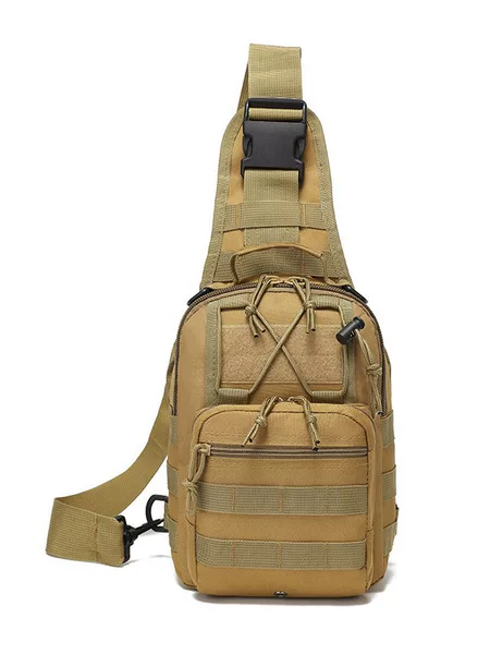Factory in stock Oxford Cloth Riding Bag Camouflage Outdoor Sports Small Chest Hanging Bag Single Shoulder Crossbody Outdoor Tactical Chest Bag