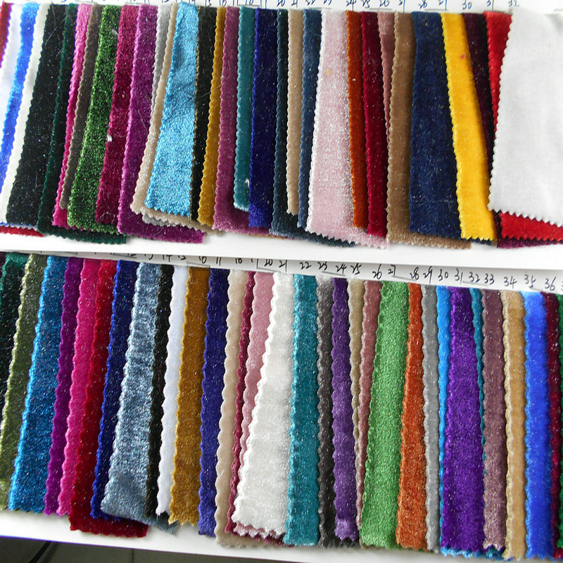 270g四方立绒金丝绒布 韩国绒 KS经编弹力不倒绒针织服装家纺面料