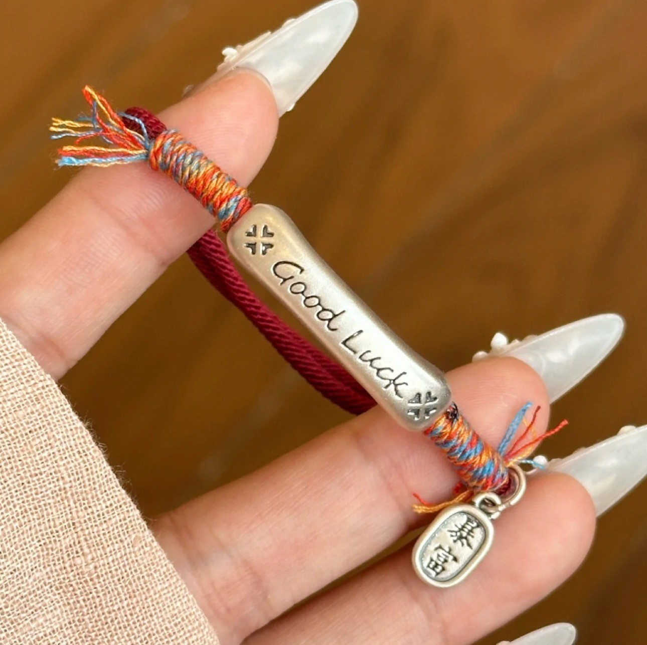 White Copper 2025 New Luck Braided Bracelet Red Rope Bracelet Women's Accessible Luxury Niche High-End Design Hand Jewelry