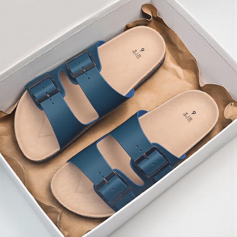 Sandalias de pareja de nuevo estilo de verano transfronterizo, zapatillas Birkenstock, zapatos de playa, moda casual, chanclas para hombres y mujeres