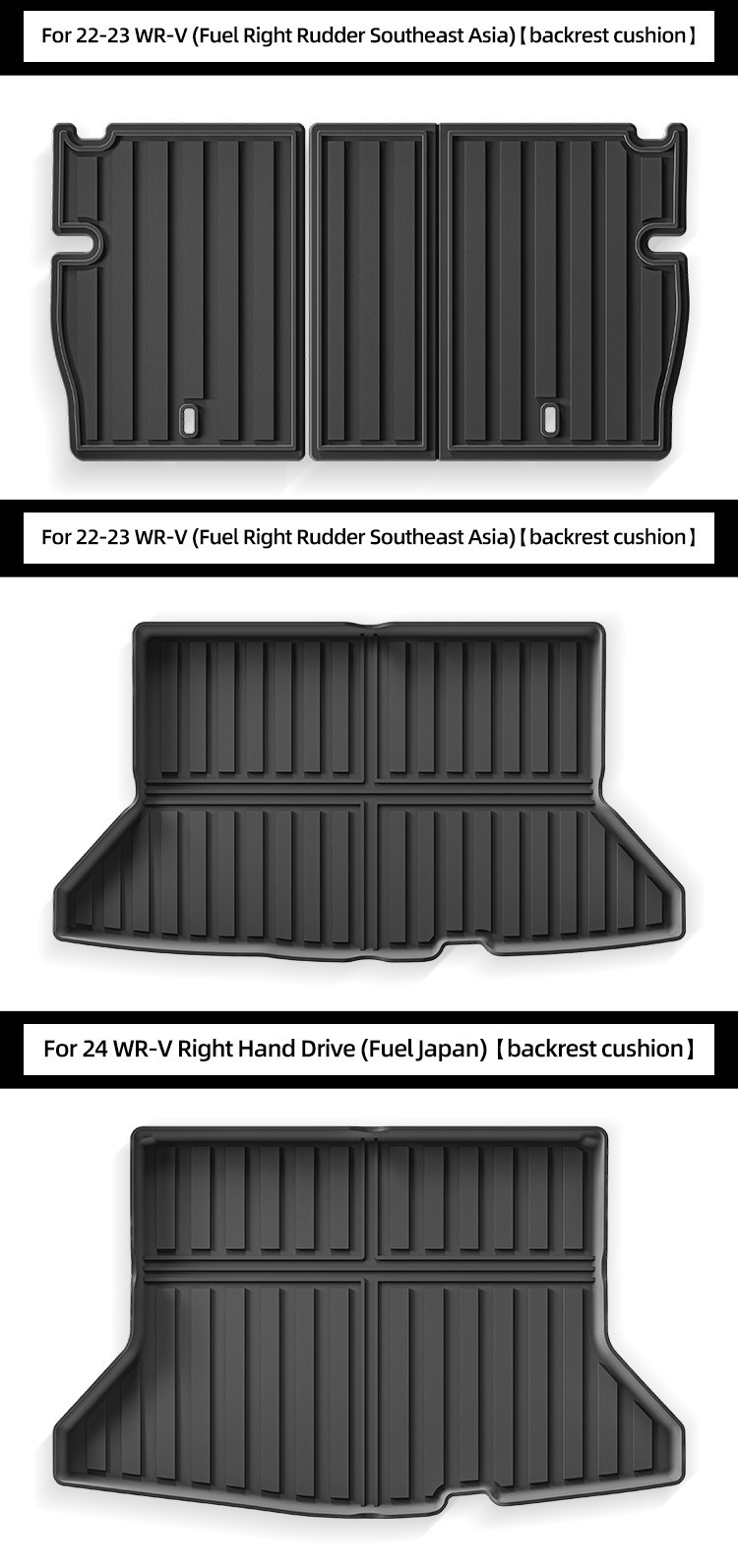 Suitable for 22-24 Honda Wr-V Car Floor Mats, Special Car-Specific All-Inclusive Tpe Floor Mats, Trunk Mats, Cross-Border