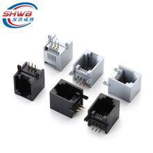 RJ11�绰���� RJ11-6P6C 6P4C 6P2C��ʽ90��ֱ���ɫ�ͻ�ɫ������