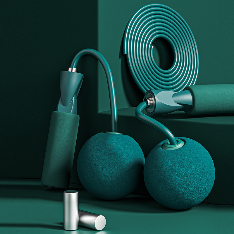 Nueva cuerda inalámbrica que salta de doble uso fitness quema de grasa deportes especiales para hombres y mujeres con peso profesional que soporta la cuerda inalámbrica que salta