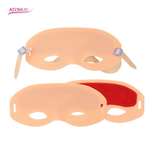 Thickened Orange Silicone Head-Mounted Non-Slip Sweat Absorbing Velvet Eyebrow Tattoo for Novice Practice Leather Eyebrow Eyeliner Consumables