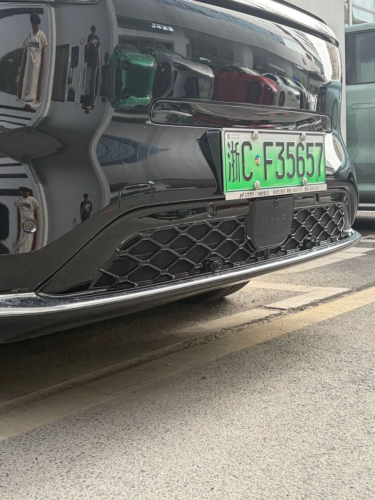 Suitable for Zhiji LS8/LS9, starry sky-style car anti-insect net, front grille special modification decorative strip accessories