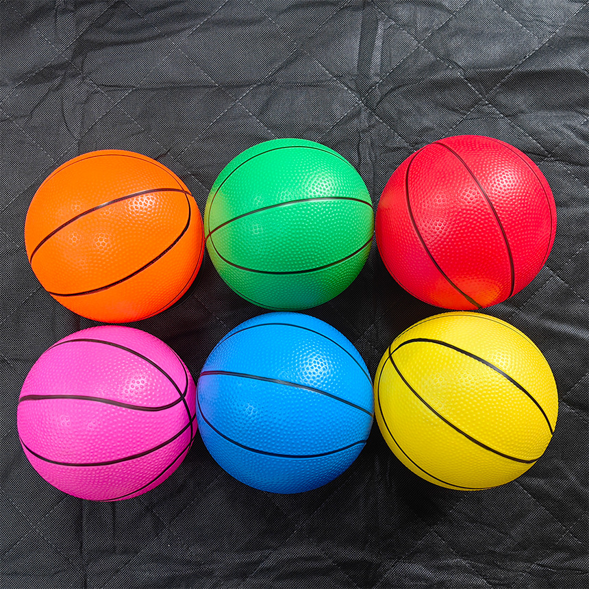 Fábrica directa de juguetes para niños arco iris / sandía / serie de fútbol de PVC para niños batería de pelota