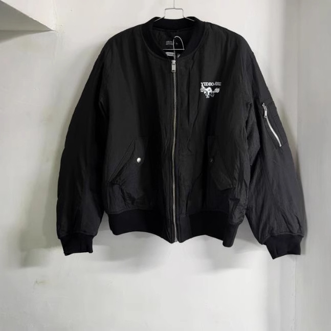 Print On The Back, Loose-fitting Casual Versatile Trendy Jacket, Unisex Style_voghion.com