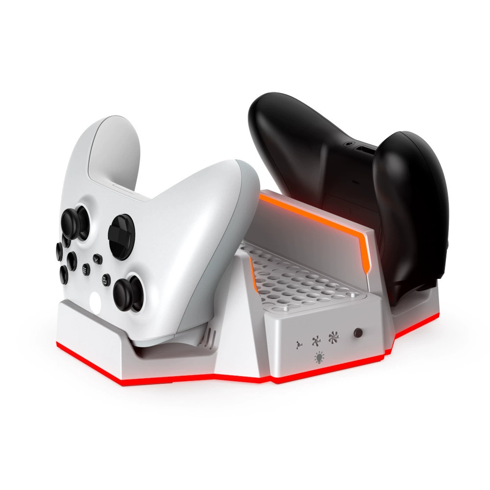 Оригинальный ДОБЕ вентилятор охлаждения для Xbox Series S, держатель, зарядка, база хранения, RGB-лампа