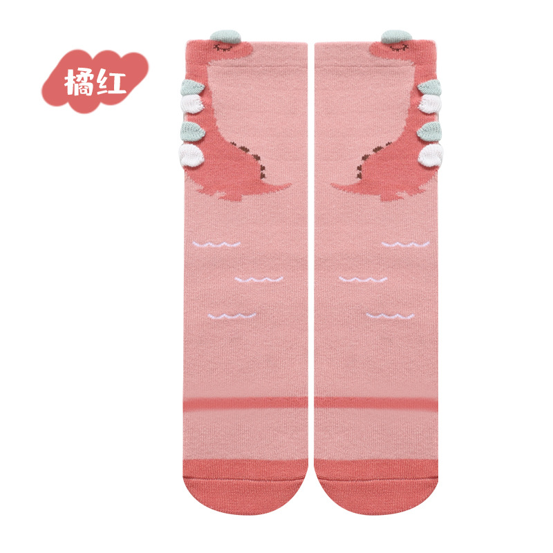 Calcetines largos tridimensionales del bebé de los niños del bebé del estilo coreano popular del no-talón sobre-la-rodilla Calcetines