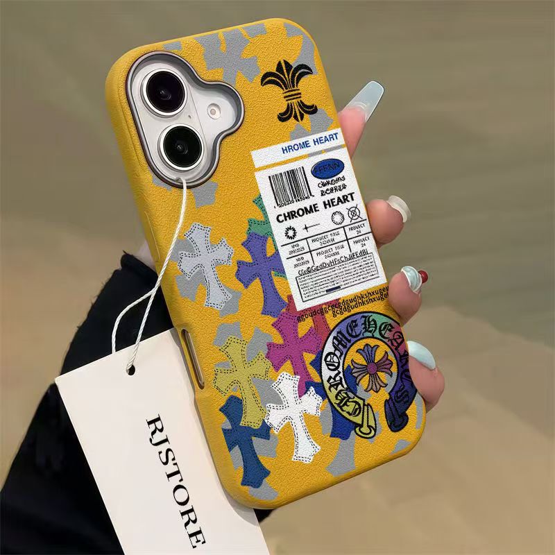 Advanced cross leather soft case 16 is suitable for Apple 15promax mobile phone case 14/13/12/11 personality trend Advanced cross leather soft case 16 is suitable for Apple 15promax mobile phone case 14/13/12/11 personality trend