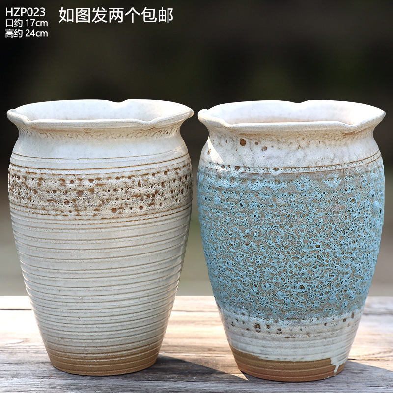 大号大口径花盆家用法师月季盆栽三角梅花盆陶瓷透气多肉花盆包邮|undefined