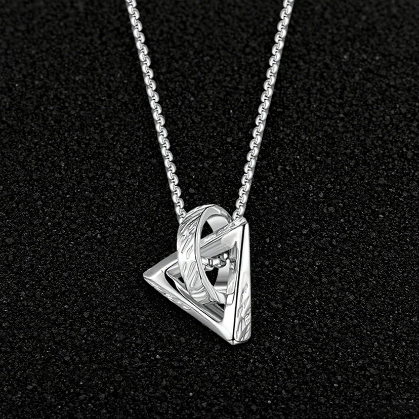 Квадратное и круглое геометрическое ожерелье с подвеской, мужские высококачественные персонализированные аксессуары в стиле хип-хоп, мужские универсальные дизайнерские подвески, оптовая продажа