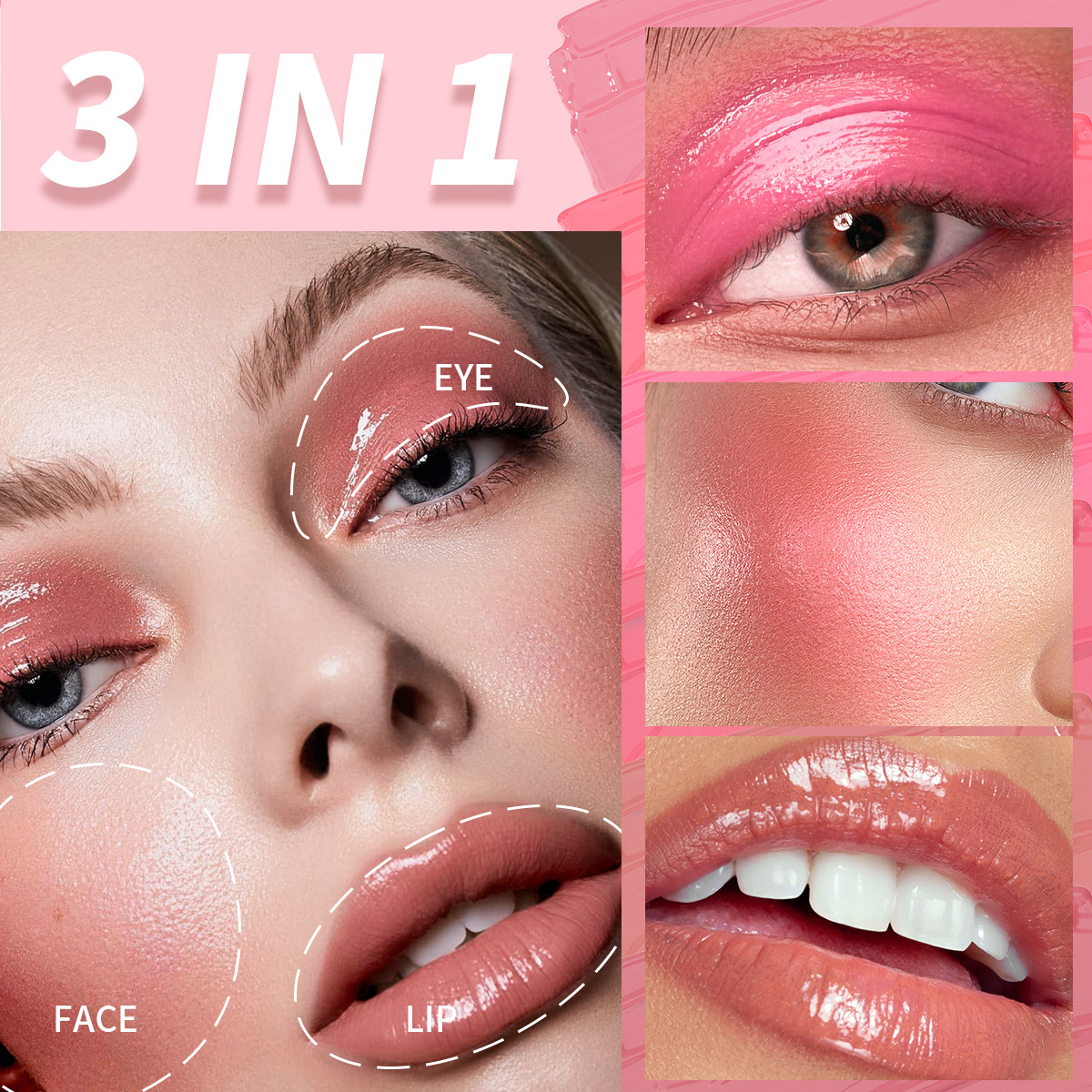 USHAS Beauty Crema de rubor especial transfronteriza Love líquido rubor al por mayor UC131