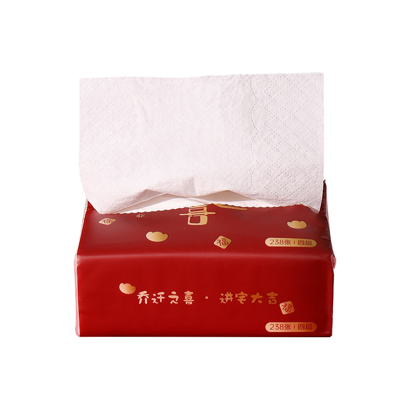 Decoración de la alegría de la mudanza, decoración de papel de extracción, artículos de ceremonia de mudanza, artículos de nueva casa, nuevo diseño de casa, toallas de regalo