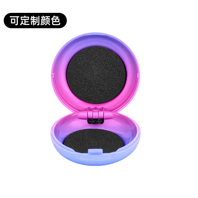 Caja de tapones para los oídos caja de almacenamiento redonda plástico transparente natación reducción de ruido tapones para los oídos caja especial caja de almacenamiento de joyería pequeña caja cuadrada