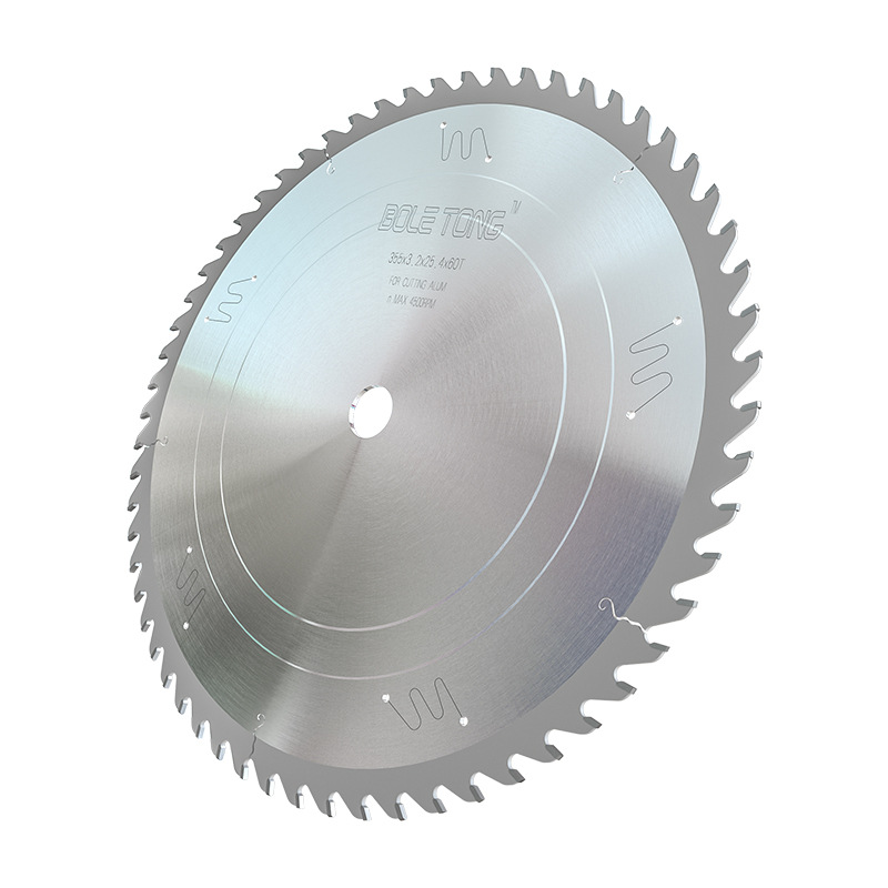 Hoja de sierra de aleación de aluminio de importación alemana Boleton 10 pulgadas 120T máquina de sierra de aluminio perfiles de aluminio de doble cabeza hoja de corte para sierra de aluminio