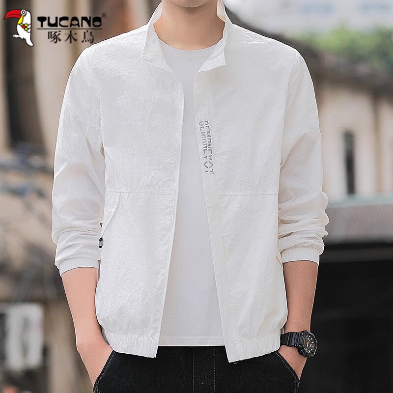 Woodpecker Sun Protection Clothing Men's Summer Lightweight Jacket Quick-Drying Long-Sleeved 2026 Summer Ice Silk Outdoor Windproof Jacket for Men Woodpecker Sun Protection Clothing Men's Summer Lightweight Jacket Quick-Drying Long-Sleeved 2026 Summer Ice Silk Outdoor Windproof Jacket for Men