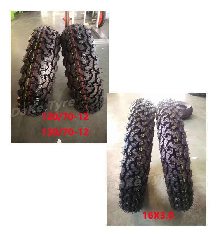 Motorcycle tire 120/130/70-12 electric car non-slip tire 300 3.50-10 Land Rover Zuma vacuum tire