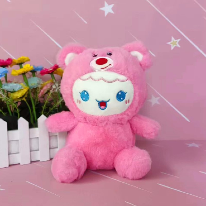 Juguetes de peluche lindos muñecas de frutas almohada muñeca agarra muñeca boda tira muñeca de tela muñeca estand juguetes regalos