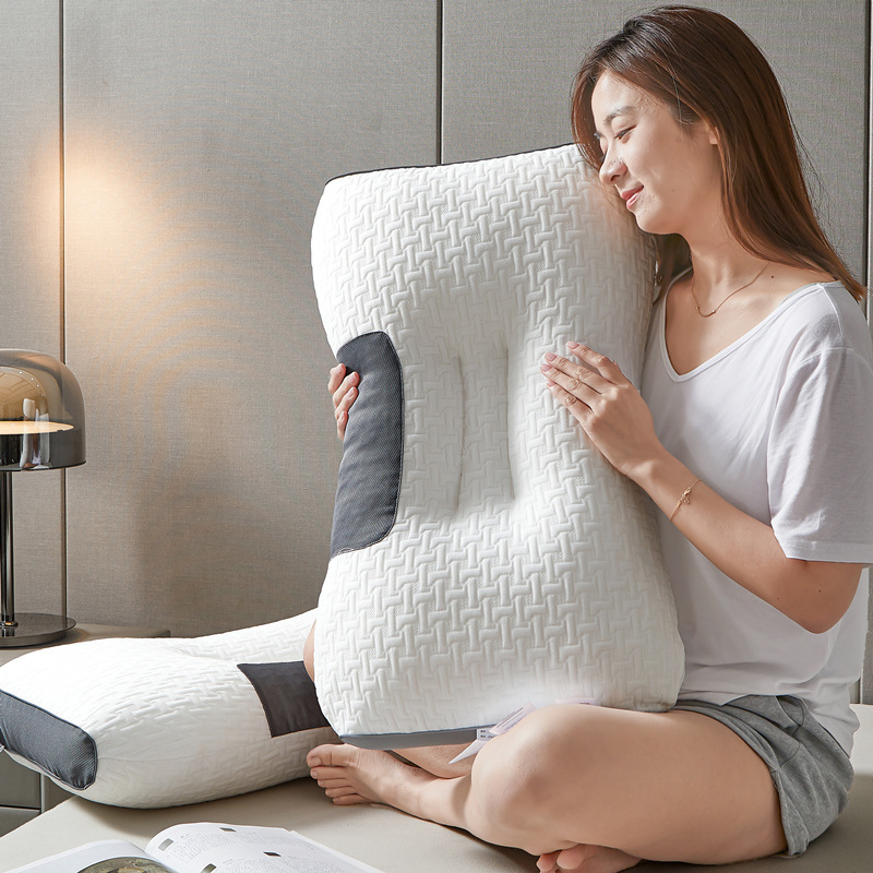 睡眠を助ける頚椎保護、ツイストホテルボーンニットSPA枕、大人学生用枕芯の国境を越えた特別供給|undefined