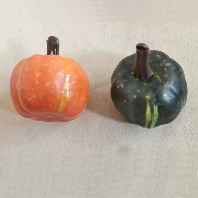 定制仿真南瓜假南瓜万圣节装饰道具拍摄蔬菜模型厂家直供仿真南瓜