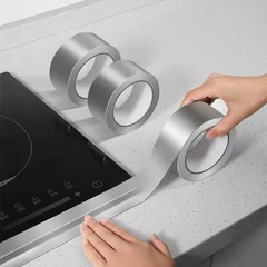 キッチンアルミホイルシームステッカー、高温耐性ストーブ粘着耐油ステッカー、トイレシームステッカー、防湿・防カビテープ