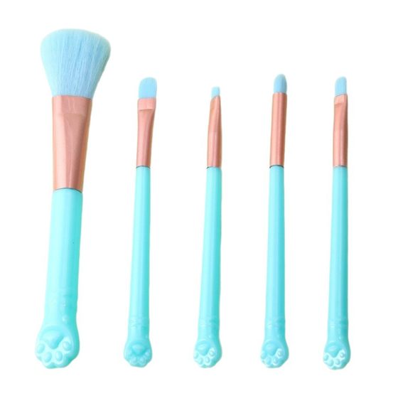 New 5 cat claw handle makeup brush suit eye shadow brush paint beginners essential beauty tools
