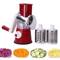 クロスボーダーキッチン多機能ドラム野菜カッター手回し家庭用シュレッダーおろし金ジャガイモスライサーチーズマシン