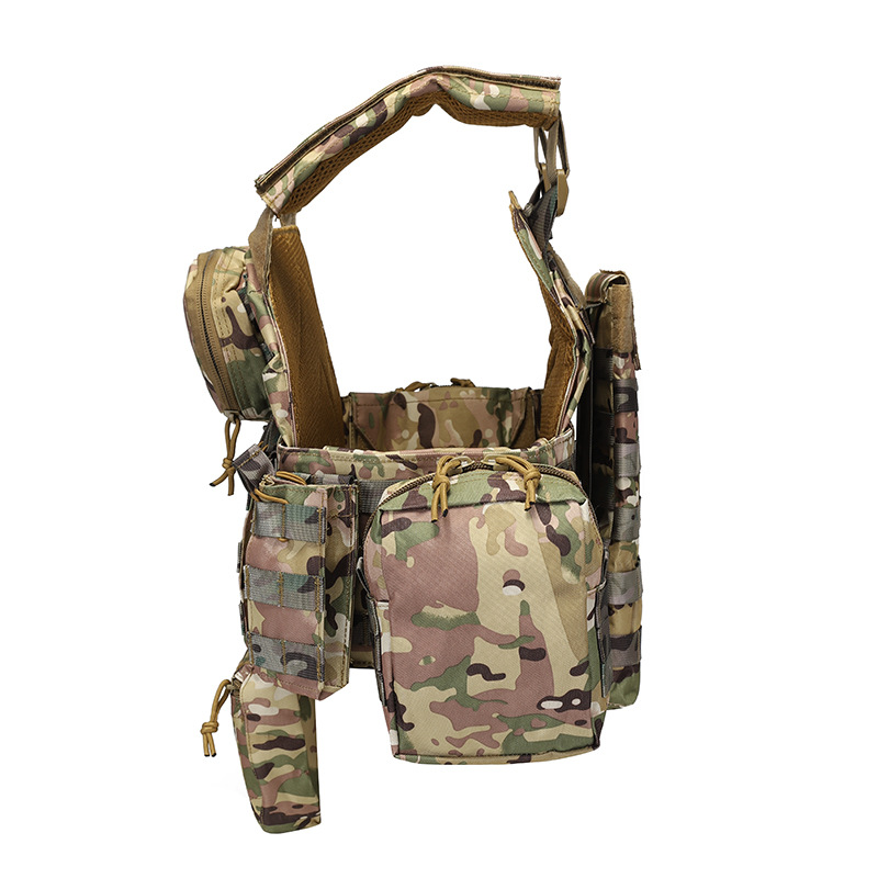 Multifuncional ventilador resistente al desgaste al aire libre chaleco táctico molle sistema expandible chaleco táctico