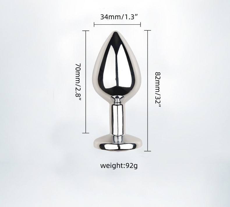 Plug metallici grandi, medi e piccoli per omosessuali, masturbazione, orgasmo, piacere sessuale, plug anali, prodotti per adulti_voghion.com