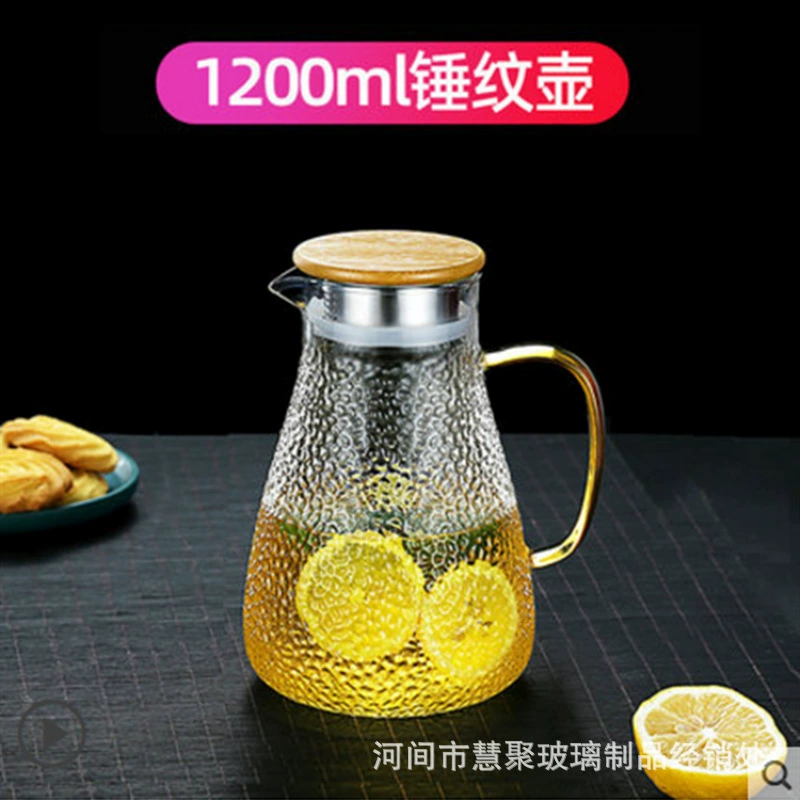 Glass teapot, set for home use