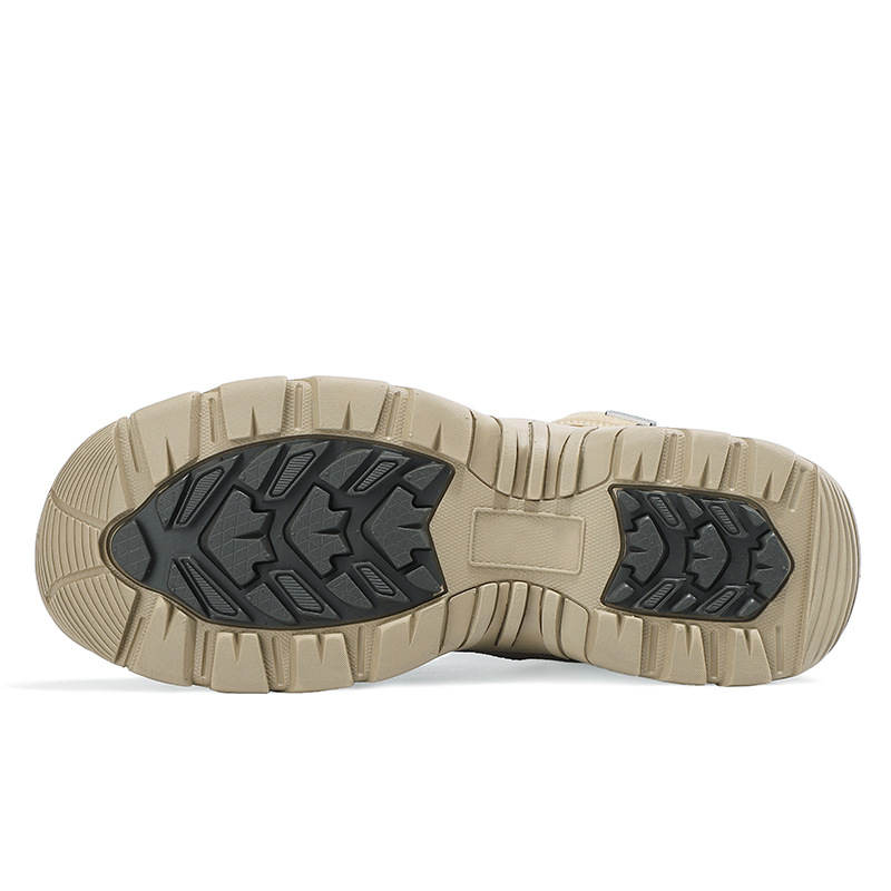 Military boots Tactical boots High school upper leg outdoor combat boots Men's and women's boots Desert boots_voghion.com