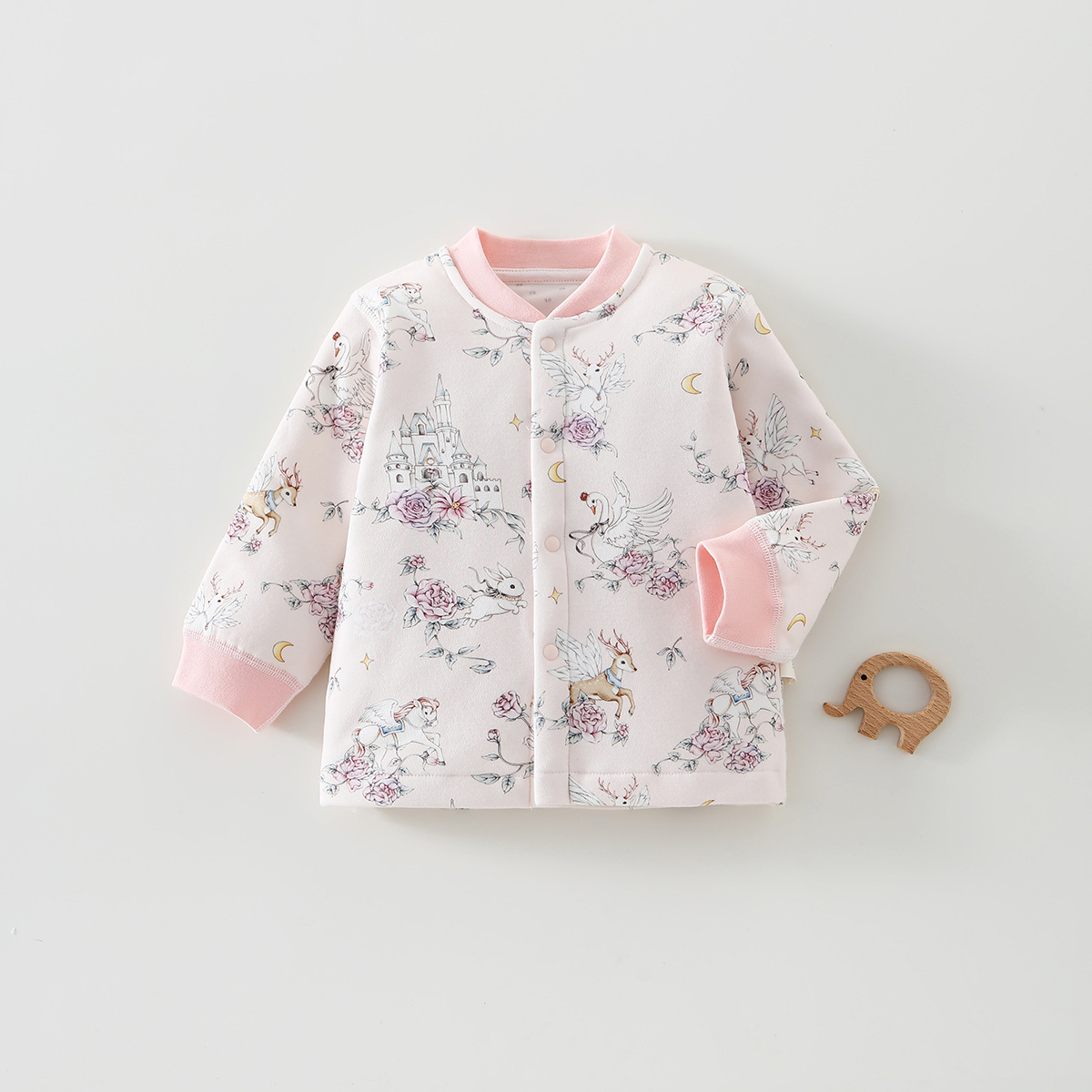 2026 Autumn/Winter New Style 60g Thin Cotton Single-Layer Top for Boys and Girls, Open-front Outerwear, Seamless Single-Layer Jacket