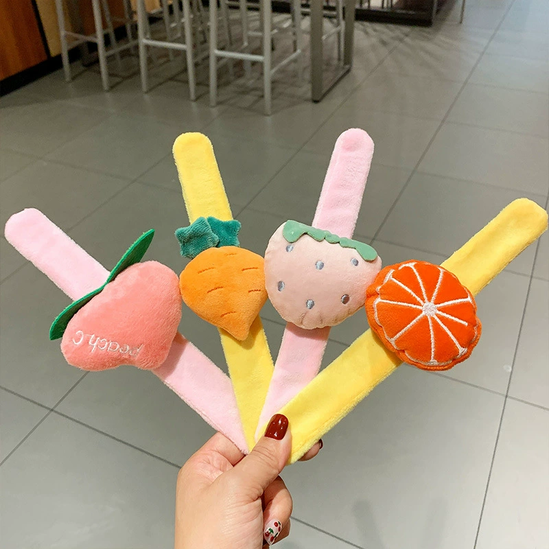Модный детский плюшевый браслет, аксессуар, кукла, зажим для волос, подарок на день рождения