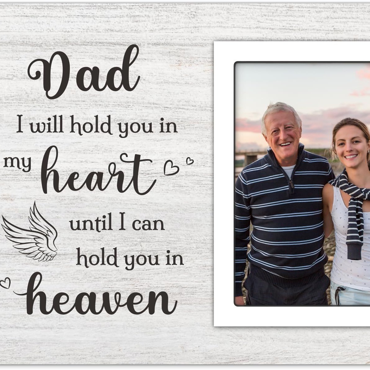 Marco de fotos de mesa decorativo de madera marco de fotos conmemorativo de redacción creativa