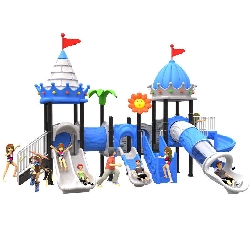 Slide para niños equipos de juegos al aire libre juguetes grandes combinación slide techo slide de plástico ocio entretenimiento