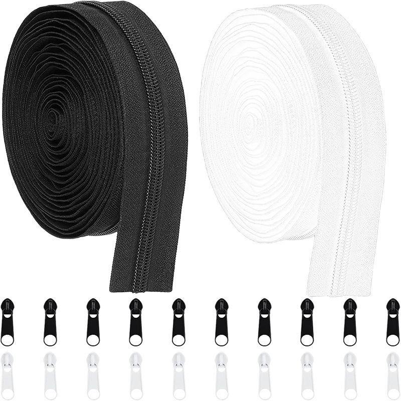 #3#510码散装尼龙拉链20pcs拉链头替换拉链滑块用于DIY缝制裁缝