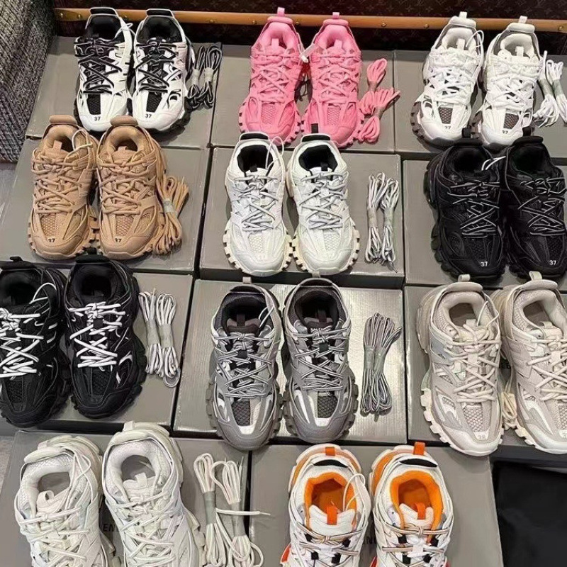 Putian 3.0 Cross-border plus Three Generation Retro Paris Track Shoes Men and Women Lovers Shoes Triple Torre Shoes South Korea