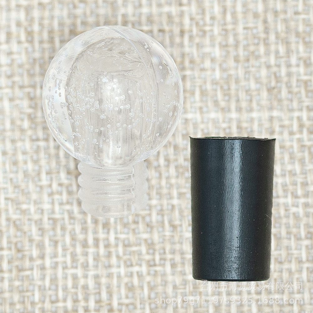 1.7气泡汽泡球圆球led彩灯串配件挂件水晶节日灯户外萤火虫摇摆灯